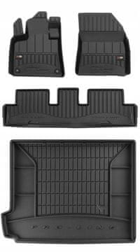shumee 3D KOMPLET talnih oblog in zaščitnih preprog Citroen C4 Grand Picasso 2 2013-2019
