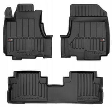 shumee GUMIJASTE ZAŠČITNE PLOŠČE IN PREPROGE ZA VRATA HONDA CR-V 3 III 2006–2012 3D KORITO