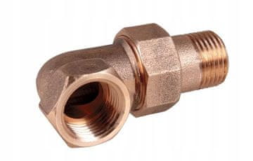 shumee Medeninasti kotni nastavek z O-obročem 1/2"