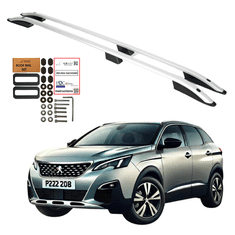 shumee Strešne nosilce PEUGEOT 3008 SUV 2009-2016 Aluminijaste, trpežne, trdne