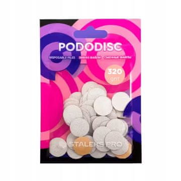 shumee Staleks Pododisc prekrivni lističi beli 15 mm S 320 grit 50 kosov