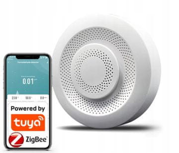shumee Tuya Zigbee Temperaturni senzor kakovosti zraka CO2 VOC detektor