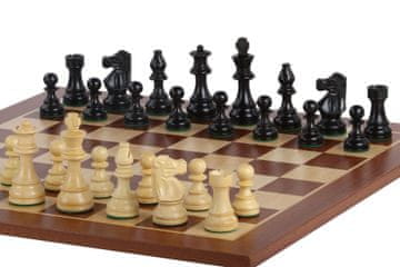 shumee Francoski šahovski komplet Lardy (replika) - šahovnica (50 mm kvadrat), figure (kralj 90 mm)