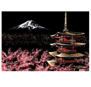 shumee Čarobna praskanka Proud Mount Fuji - Japonska 40x28 cm