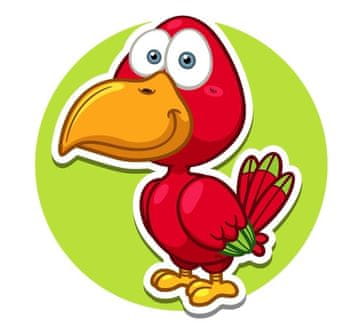 shumee Diamantno vezenje Lepa papiga 25x25 cm