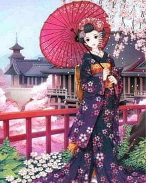 shumee Diamantno vezenje Japonka 2 45x55