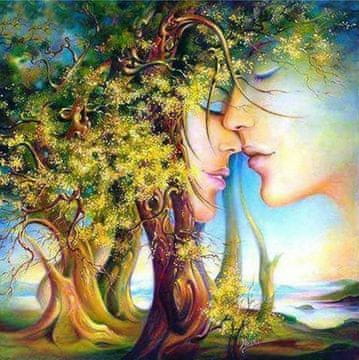 shumee Diamantno vezenje Nežnost 45x45 cm