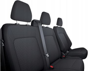 shumee 100 % po meri izdelane PREVLEKE ZA NOV FORD TRANSIT CUSTOM od leta 2024 - brez mizice