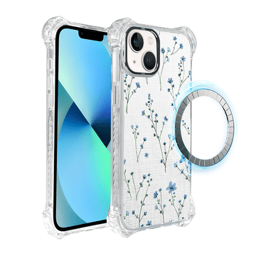 shumee Ovitek za iPhone 13 IBIZU DropGuard Ultra z MagSafe, pastelno moder, sanjsko moder