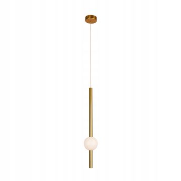 shumee Stenska svetilka Zlata mlečna krogla