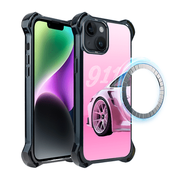 shumee Ovitek za iPhone 14 Plus IBIZU DropGuard Ultra z MagSafe, TechDrive, 911 roza