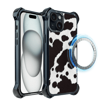 shumee Ovitek DropGuard Ultra za iPhone 15 IBIZU z MagSafe, Klic narave, Poljska krava