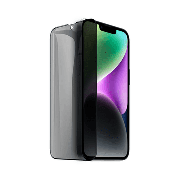 shumee Zatemnjeno steklo s črnim okvirjem za iPhone 14