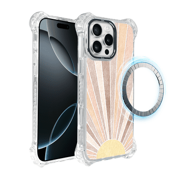 shumee iPhone 16 Pro IBIZU DropGuard Ultra Case z MagSafe, Boho, Sunrise