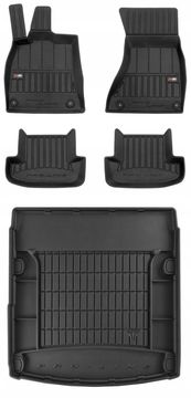 shumee 3D KOMPLET gumijastih tepihov in prevlek za Audi A5 8T Coupe 2007-2016