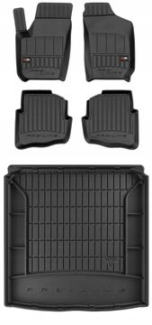 shumee SET 3D gumijastih tepihov Skoda Fabia 1 Kombi 1999-2007