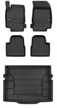 shumee 3D KOMPLET talnih preprog in zaščitne preproge za prtljažnik Citroen C4 3 kombilimuzina od leta 2020