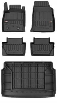 shumee 3D SET gumijastih talnih oblog in zaščitnih preprog Ford EcoSport II 2017-2022