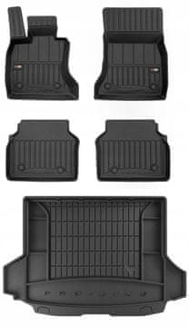 shumee 3D SET gumijastih talnih oblog in zaščitnih preprog BMW 5 F07 GT xDrive 2009-2017
