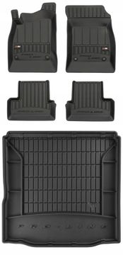 shumee 3D SET gumijastih talnih oblog in zaščitnih preprog za Chevrolet Cruze 1 limuzina 2008-2016