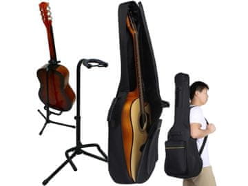 shumee Komplet ovitka za kitaro + stojalo za kitaro