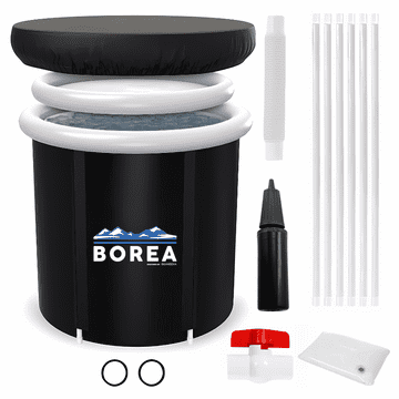 shumee Zložljiv sod za ledeno kopel za 80 cm bazen z ledeno kopeljo