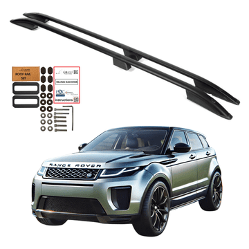shumee Strešne nosilce LAND ROVER RANGE ROVER EVOQUE 2012-2018 ČRNA Durable