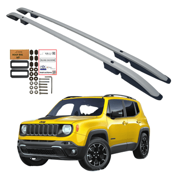 shumee Strešne nosilce JEEP RENEGADE SUV 2014- Aluminijaste, vzdržljive, trdne