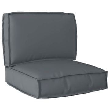 Vidaxl Set blazin za palete 2 szt. Antracit Oxford tkanina