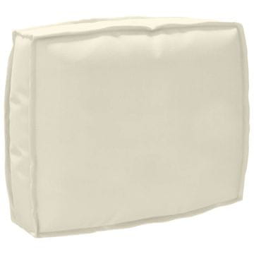 Vidaxl Blazina krema 50 x 40 x 12 cm Oxford tkanina