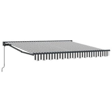 Vidaxl Okvir tende Antracitna in bela 300 x 250 cm