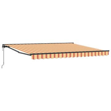 Vidaxl Okvir tende večbarvno 400 × 300 cm Poliester s PU premazom
