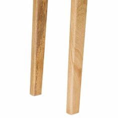 Vidaxl Jedilna miza Naravna 100 x 35 x 75 cm Masiven les manga