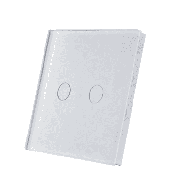 SmartWise Brezžično stikalo na dotik SmartWise TEREM2W Bluetooth (eWeLink-Remote), belo, 2 gumba