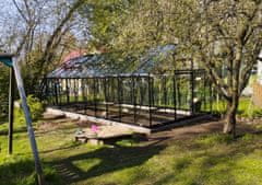 EcoSlider Stekleni rastlinjak STEKLENJAK EcoSlider 3,0m širine – 4 mm varnostno steklo, 270 cm