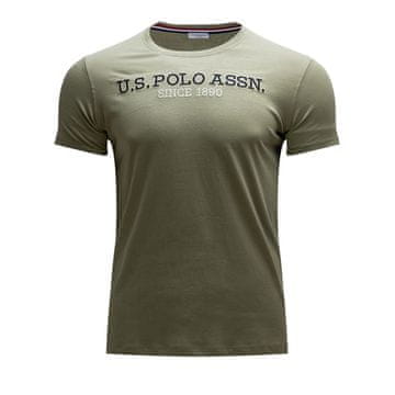 US Polo Majice olivna M 49351P63B246