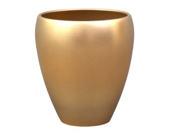 Luna Pokrov za cvetlični lonček ORCHID METALICA keramika mat d14x16cm