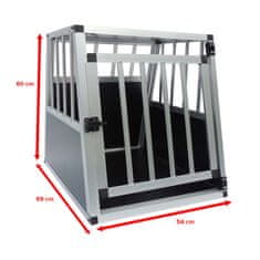 MATSPORT Kletka za prevoz psa S-High 69x54x60 cm