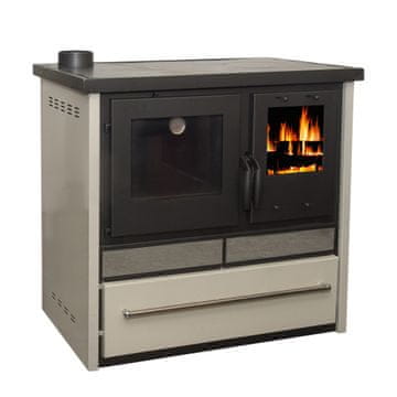 TST Termo 50 štedilnik na drva, levi izhod, bež