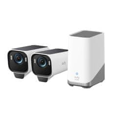 Anker S3 PRO KOMPLET 2x kamera + bazna postaja, bela (T88923W1)