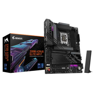 Gigabyte Z890 AORUS ELITE WIFI7, DDR5, SATA3, USB4, DP, 2.5GbE, WIFI 7, LGA1851 ATX