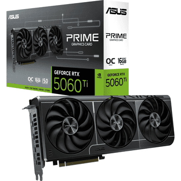 ASUS Grafična kartica Prime GeForce RTX 5060 Ti OC, 16GB GDDR7, PCI-E 5.0 PRIME-RTX5060TI-O16G