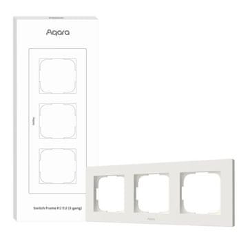 AQARA Okvir za stikala H2, trojni, beli