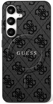 Guess Originalni ovitek GUHMPS25FEG4GFRK za Samsung galaxy S25 FE - MagSafe - Classic Logo - črn