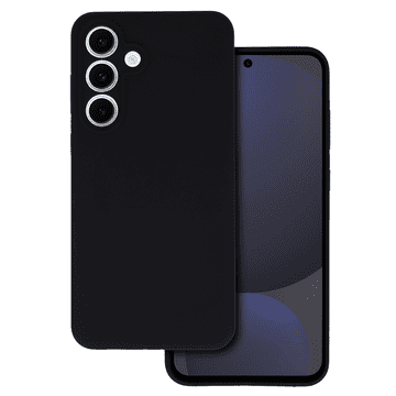 Onasi Silikonski ovitek za Samsung Galaxy S25 Plus - mat liquid črn