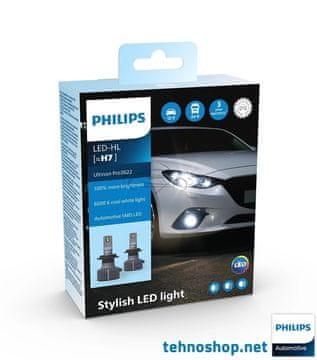 Philips LED ŽARNICE H7 ULTINON PRO3022 U3022 11972U3022 12/24V 20W PX26d X2