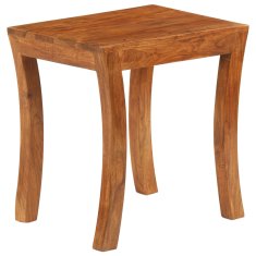 Vidaxl Komplet mizic 3 kosi trden akacijev les 50x35x50 cm rjave barve