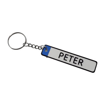 Ellipso Mini registrska tablica z imenom - PETER