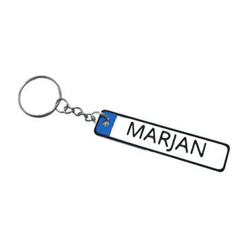 Ellipso Mini registrska tablica z imenom - MARJAN