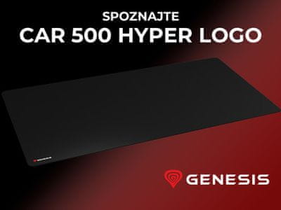 Genesis Carbon 500 HYPER LOGO - Podloga za miško